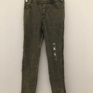 Epic Threads Girls Olive Green Pull On Jeggings Size L Stretch Skinny Jeans